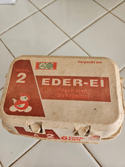 Vintage egg shape candles Germany