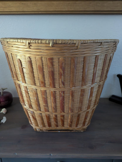 Vintage Woven Large Basket 