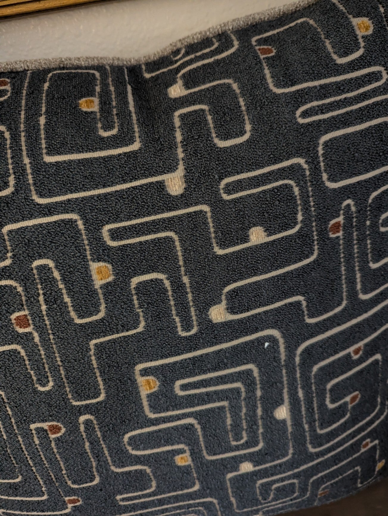Accent Pillow with Geometric Design