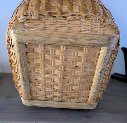 Vintage Woven Large Basket 