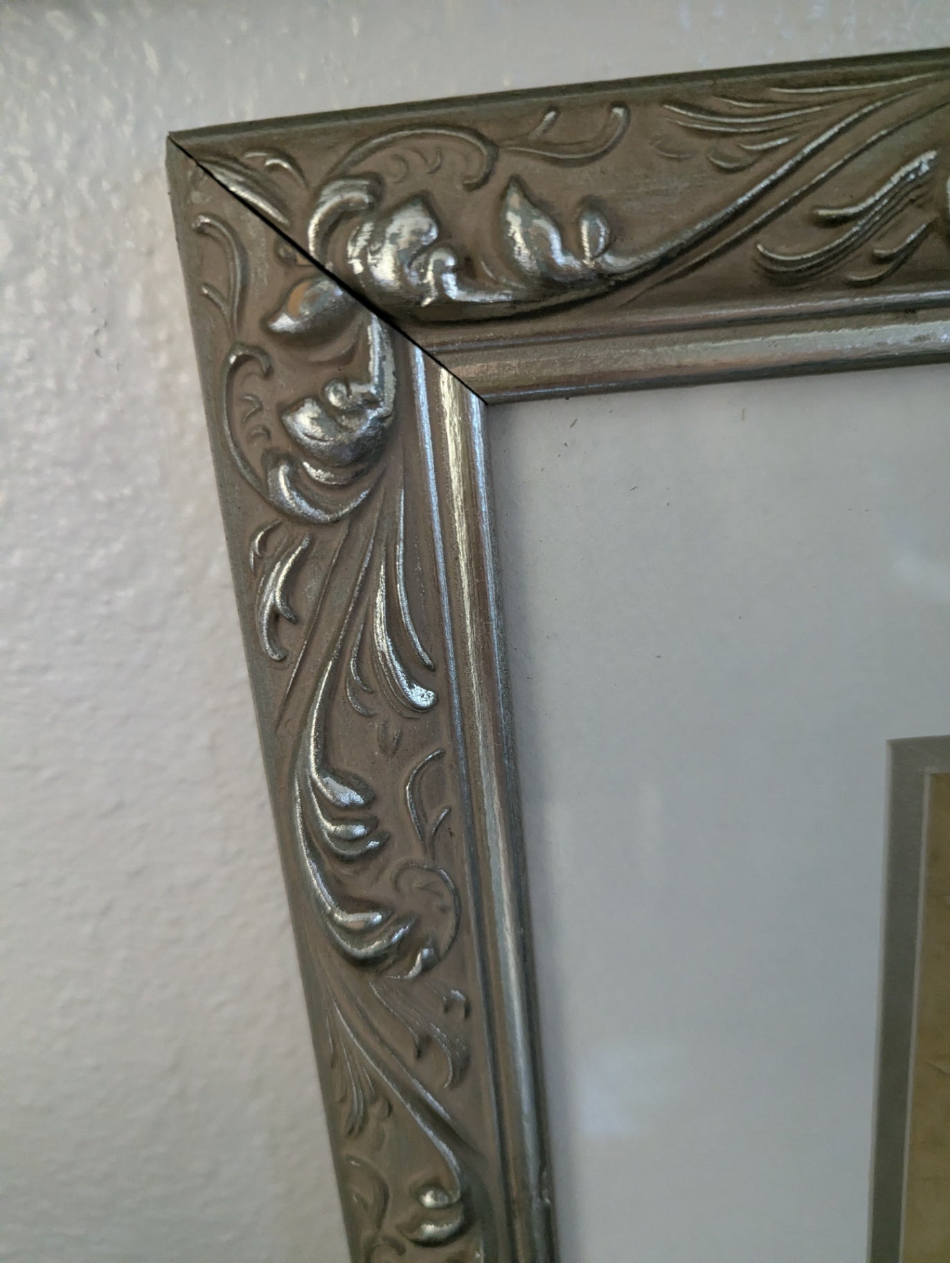 Vtg. Ornate Framed Art Print by: Cheri Blum