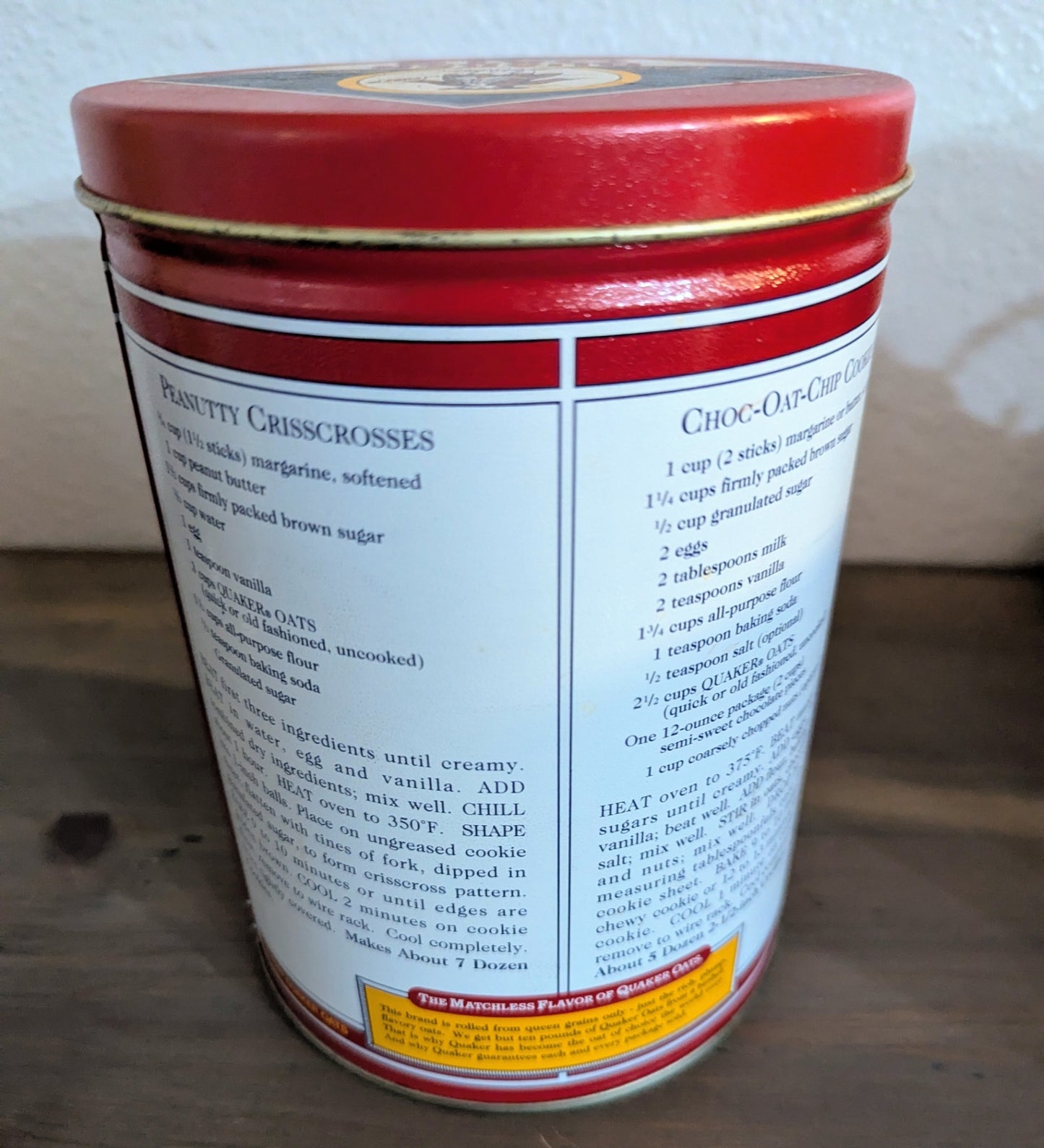 Vintage Quaker Oats Tin