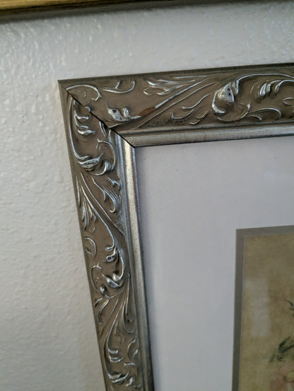Vtg. Ornate Framed Print by: Cheri Blum