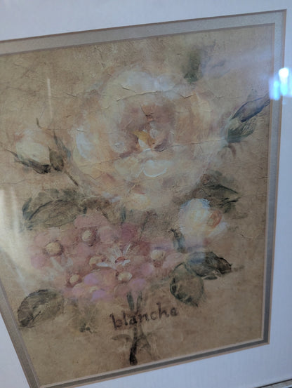 Vtg. Ornate Framed Print by: Cheri Blum