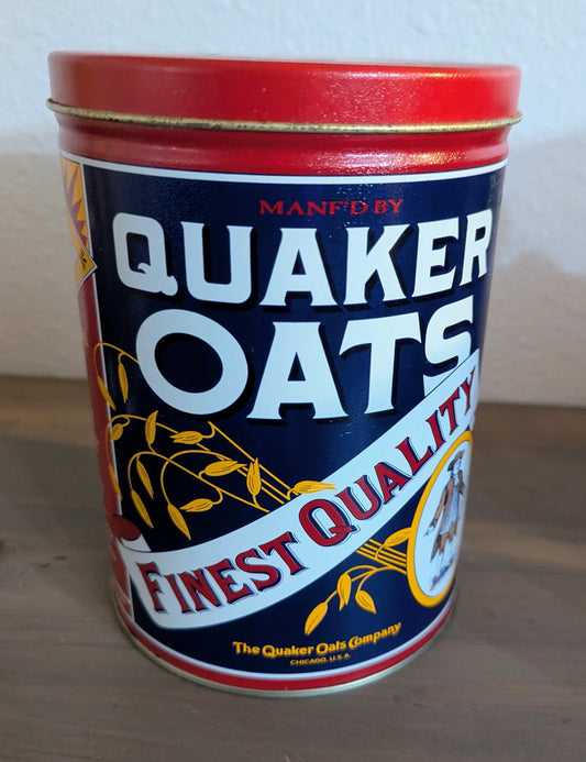 Vintage Quaker Oats Tin