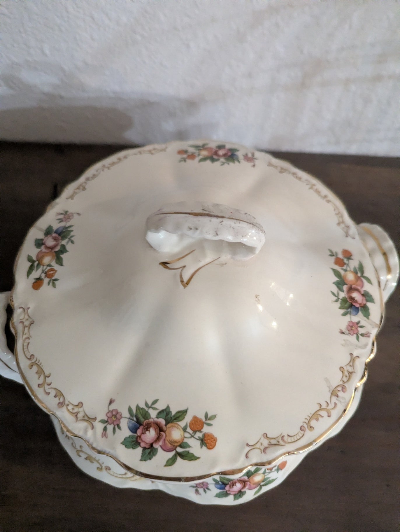 Vtg. Homer Laughlin Covered Serving Dish