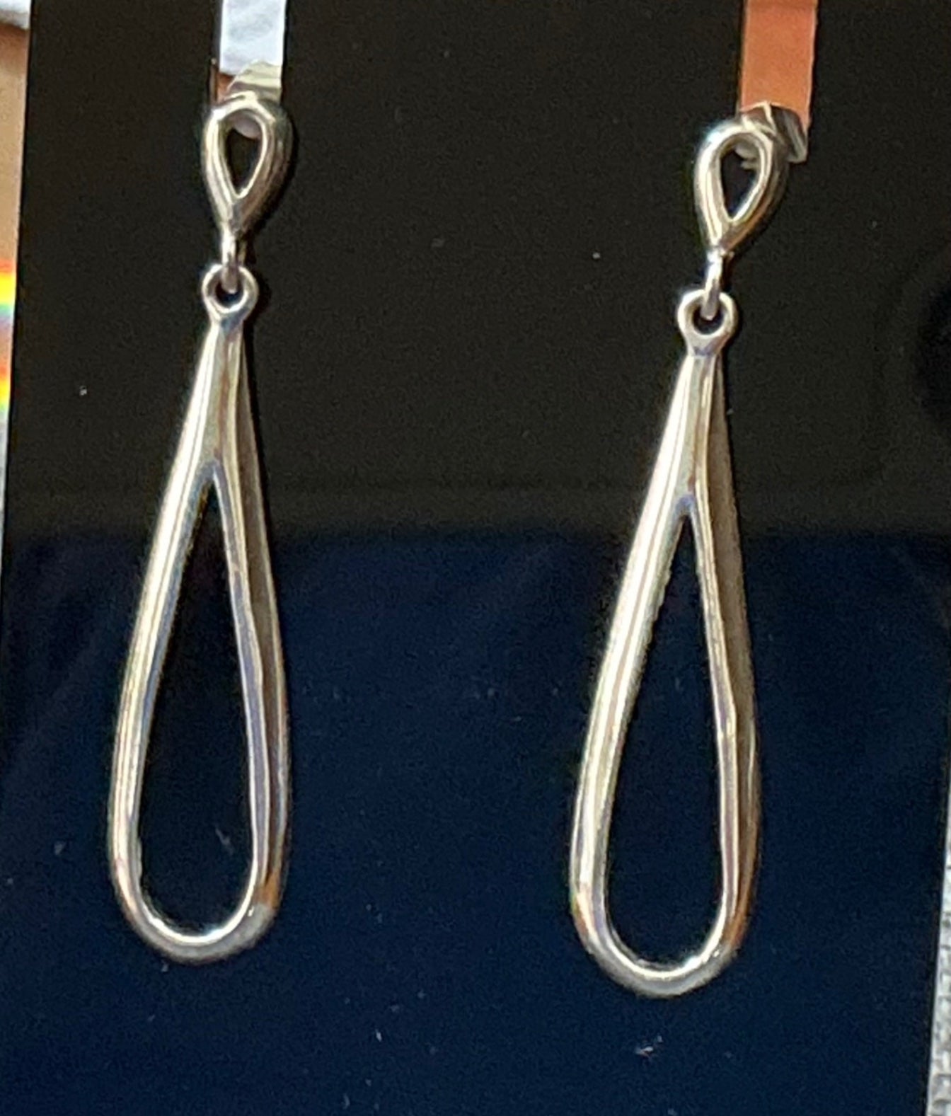 VTG. 925 Sterling Teardrop Earrings