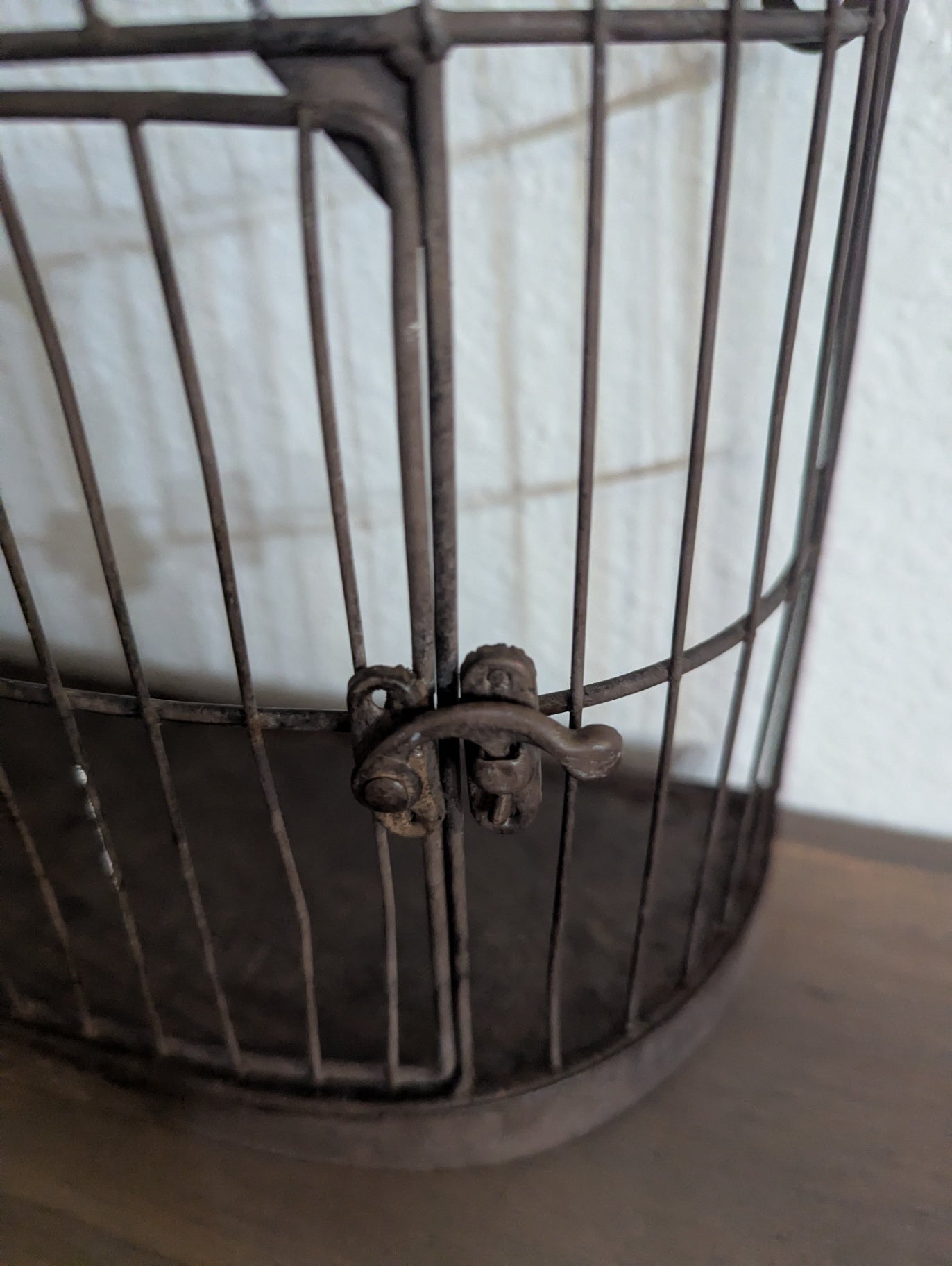 Metal "Bird Cage" Wall Mount Decor