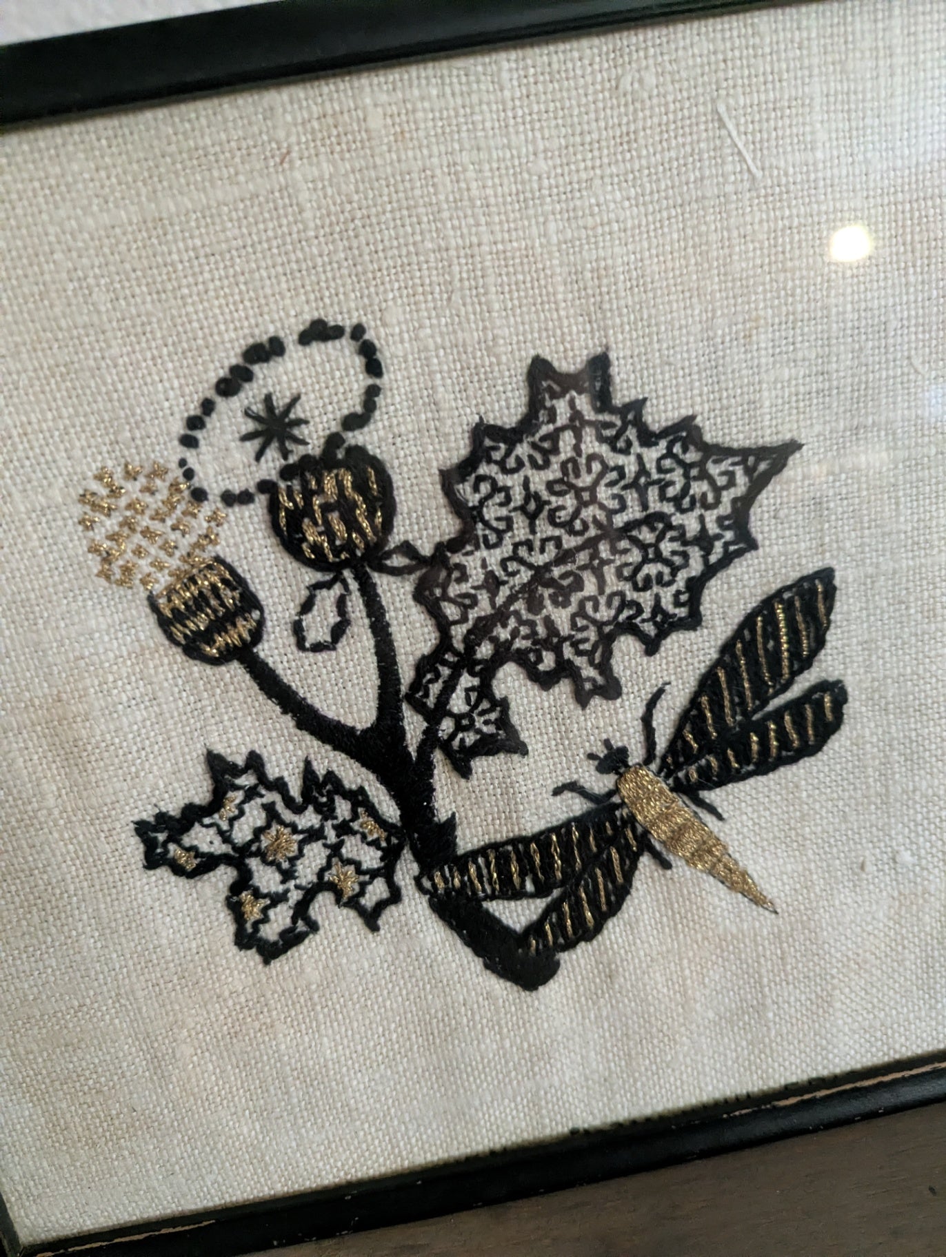 1968 Erica Wilson Embroidery "Dragonfly"