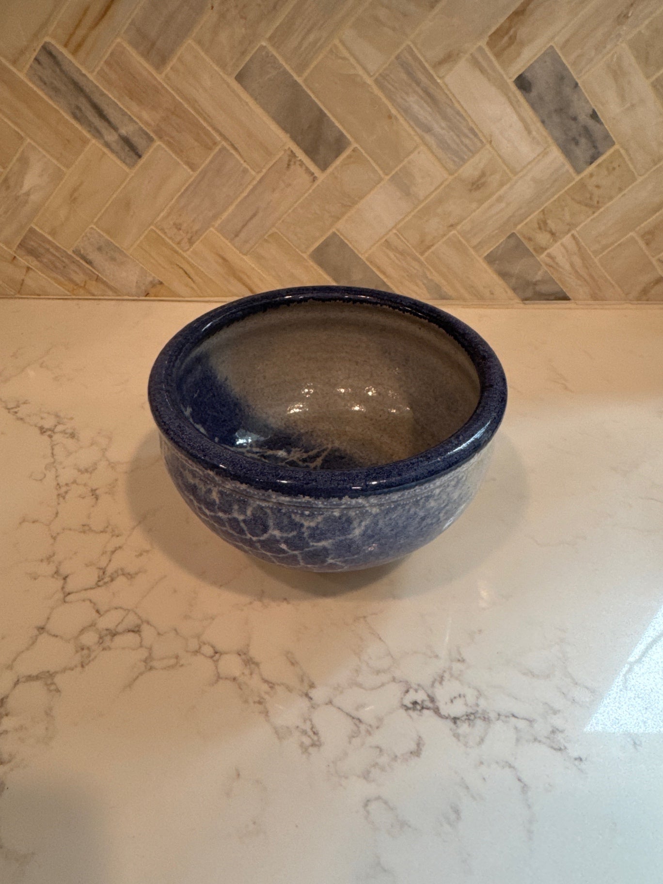 Blue Pottery Bowl