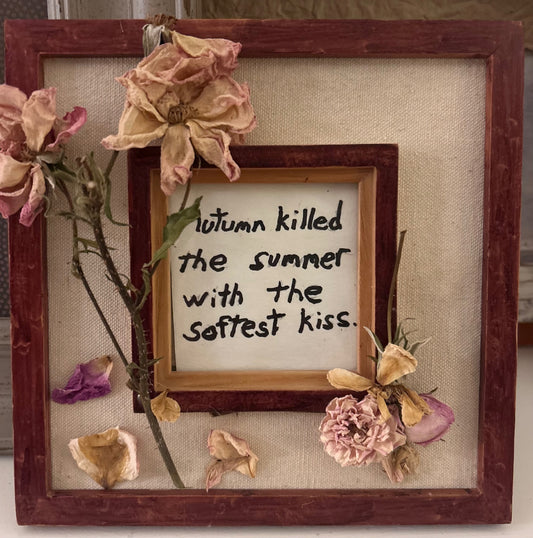 Framed Gathered Treasure - Softest Kiss
