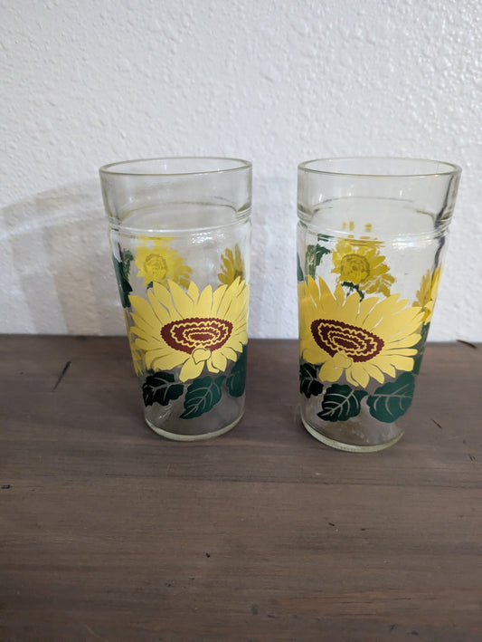 Vtg. Anchor Hocking Jelly Jar Tumblers