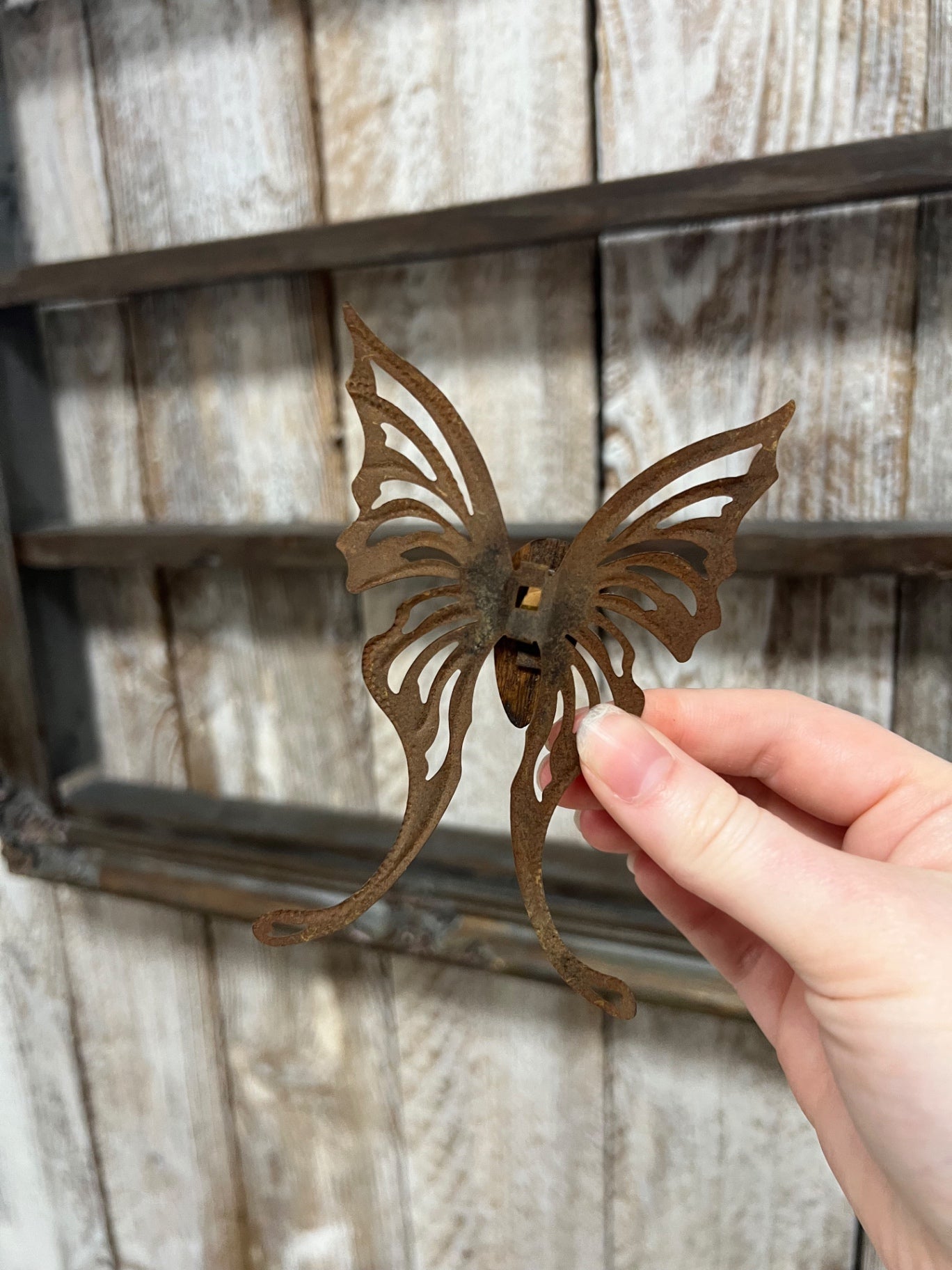 Set of 3 Vintage Homco Metal Butterfly Wall Hangers