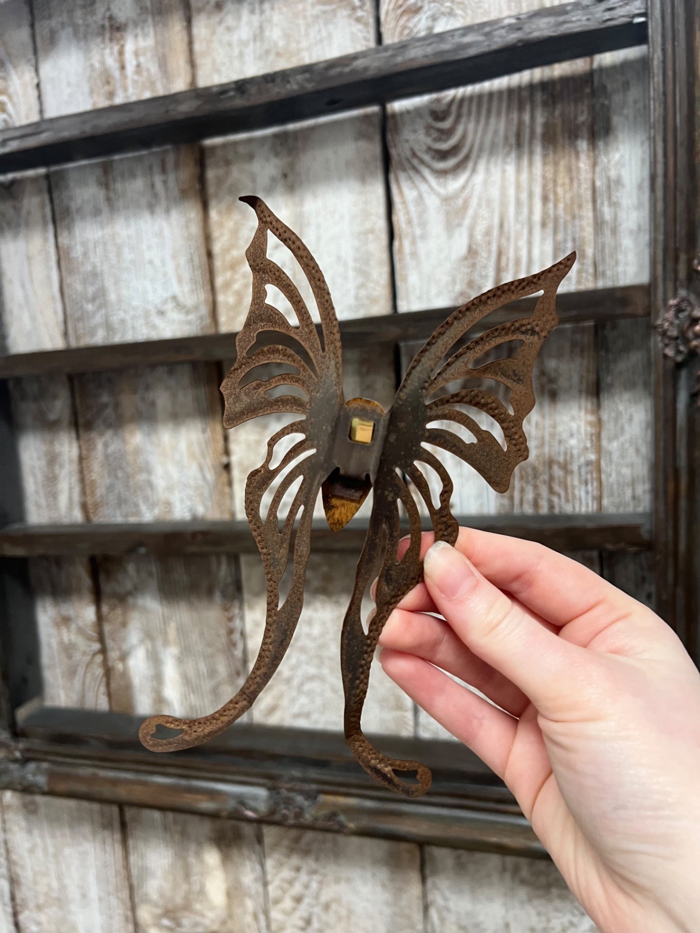 Set of 3 Vintage Homco Metal Butterfly Wall Hangers