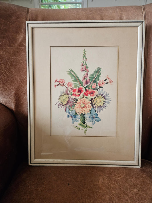 Vintage floral print