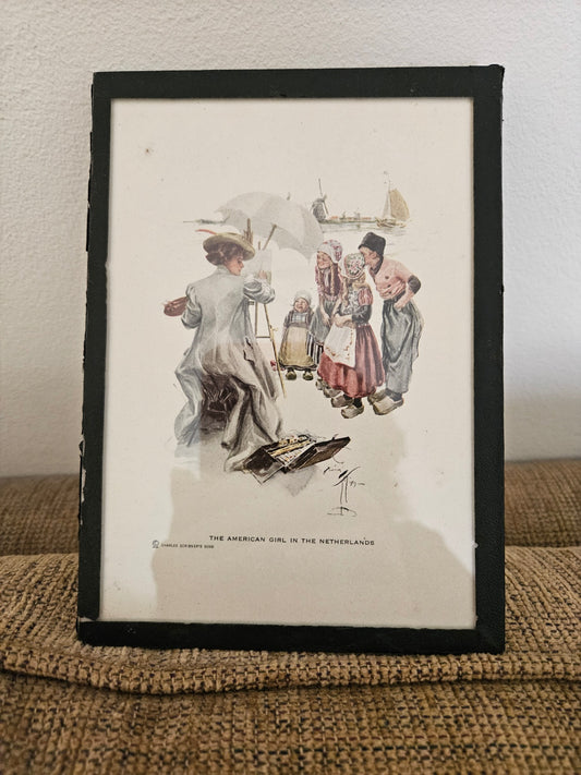 5x7 antique art print