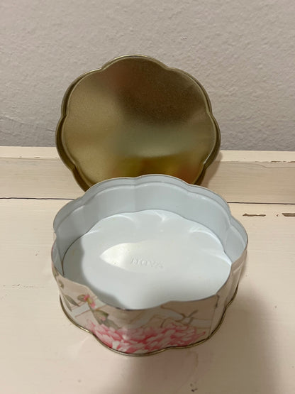 1980's Vintage Avon "Tender Blossoms" Floral Tin
