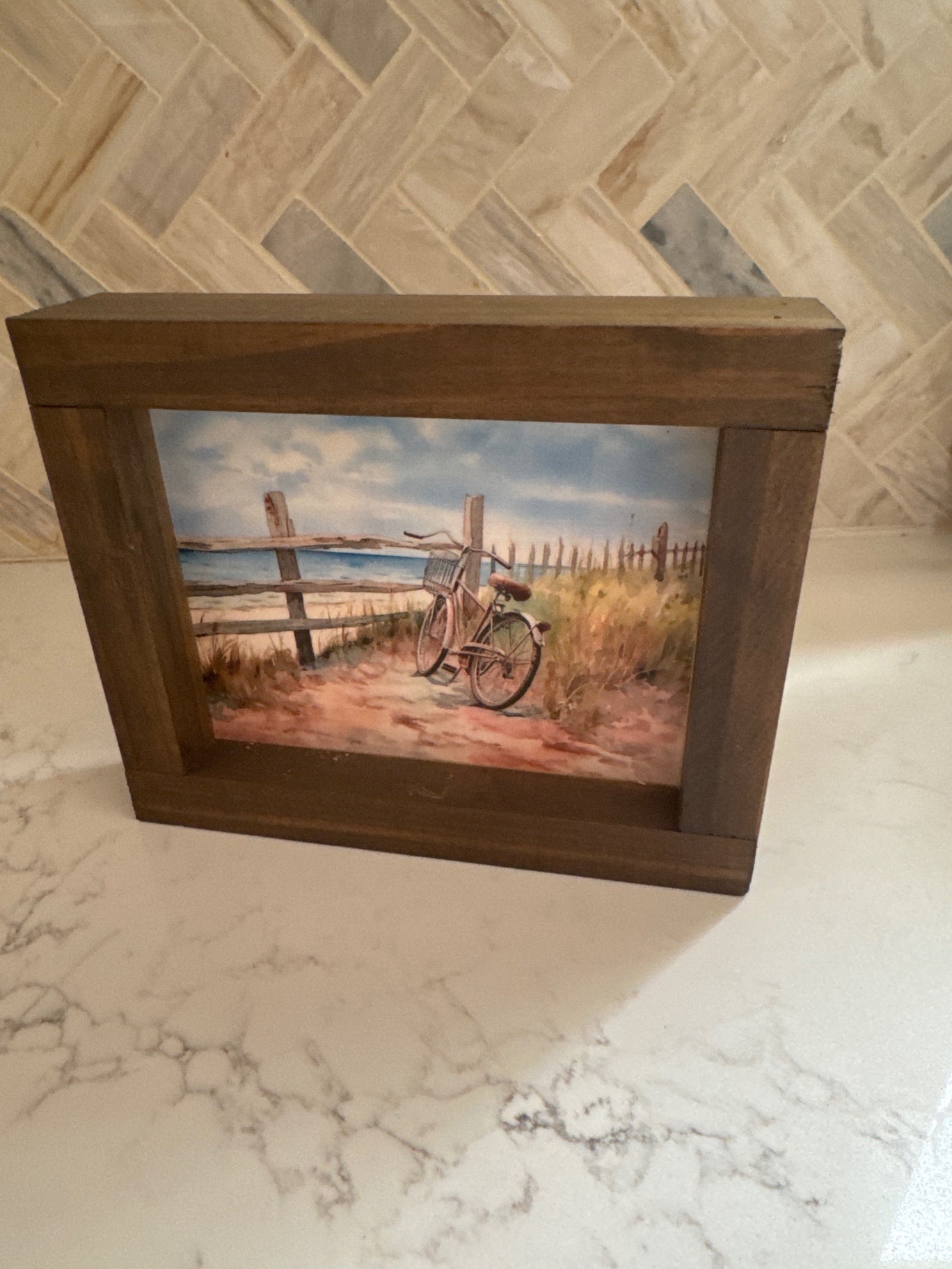 Framed Seaside Sign