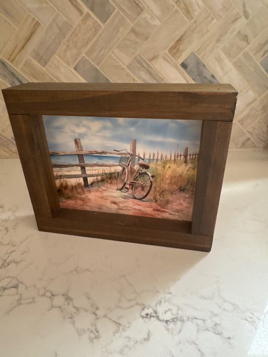 Framed Seaside Sign
