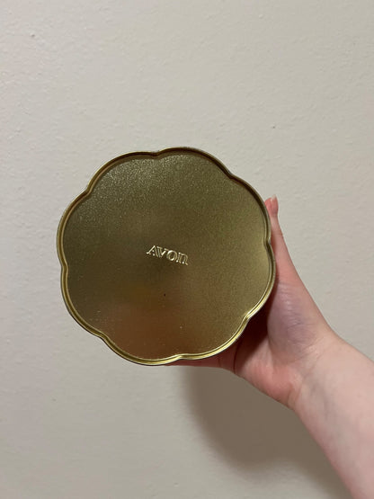 1980's Vintage Avon "Tender Blossoms" Floral Tin