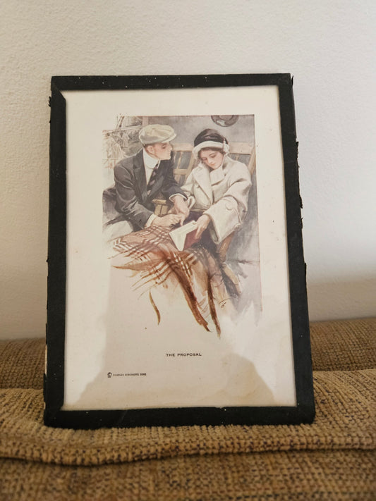 5x7 antique art print