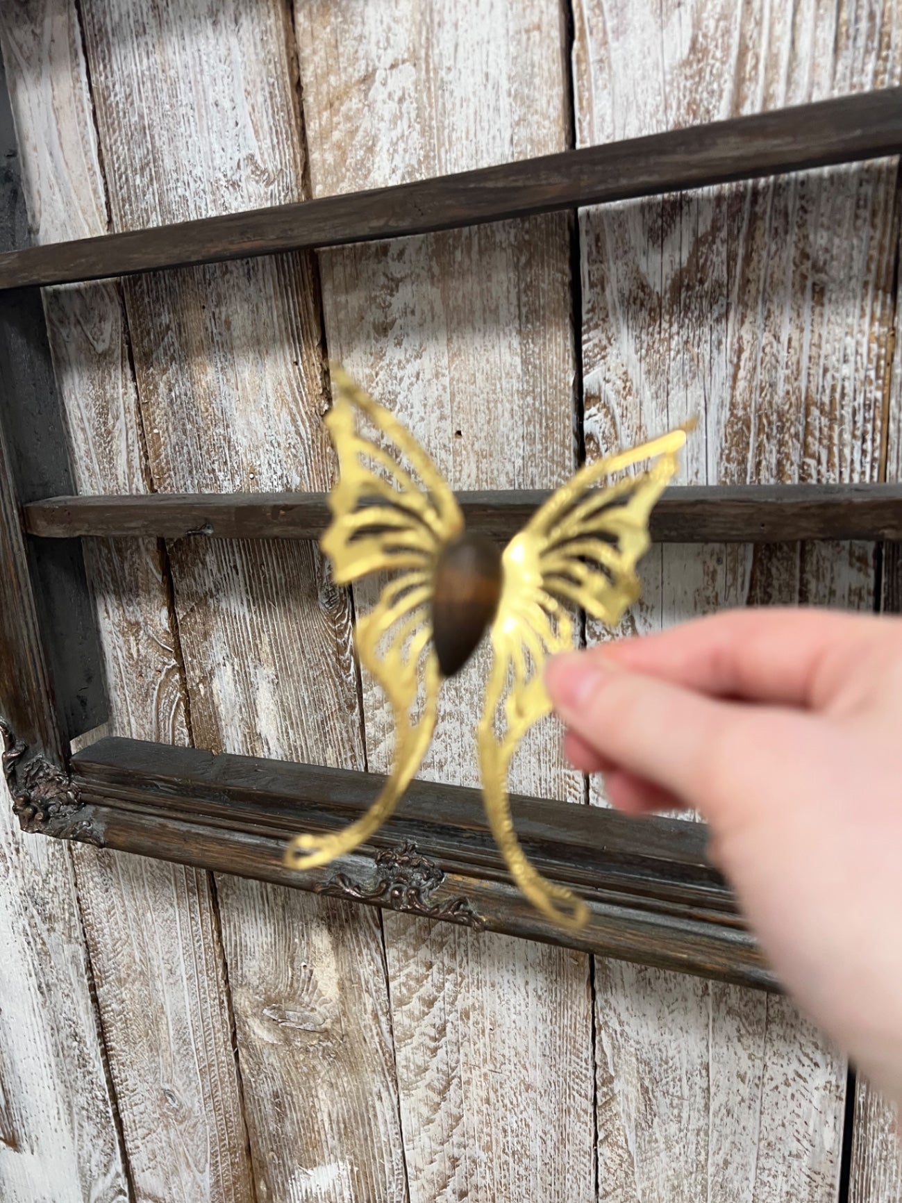 Set of 3 Vintage Homco Metal Butterfly Wall Hangers