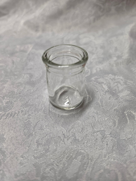 VINTAGE CLEAR GLASS 1 OZ. INDIVIDUAL DAIRY CREAMER