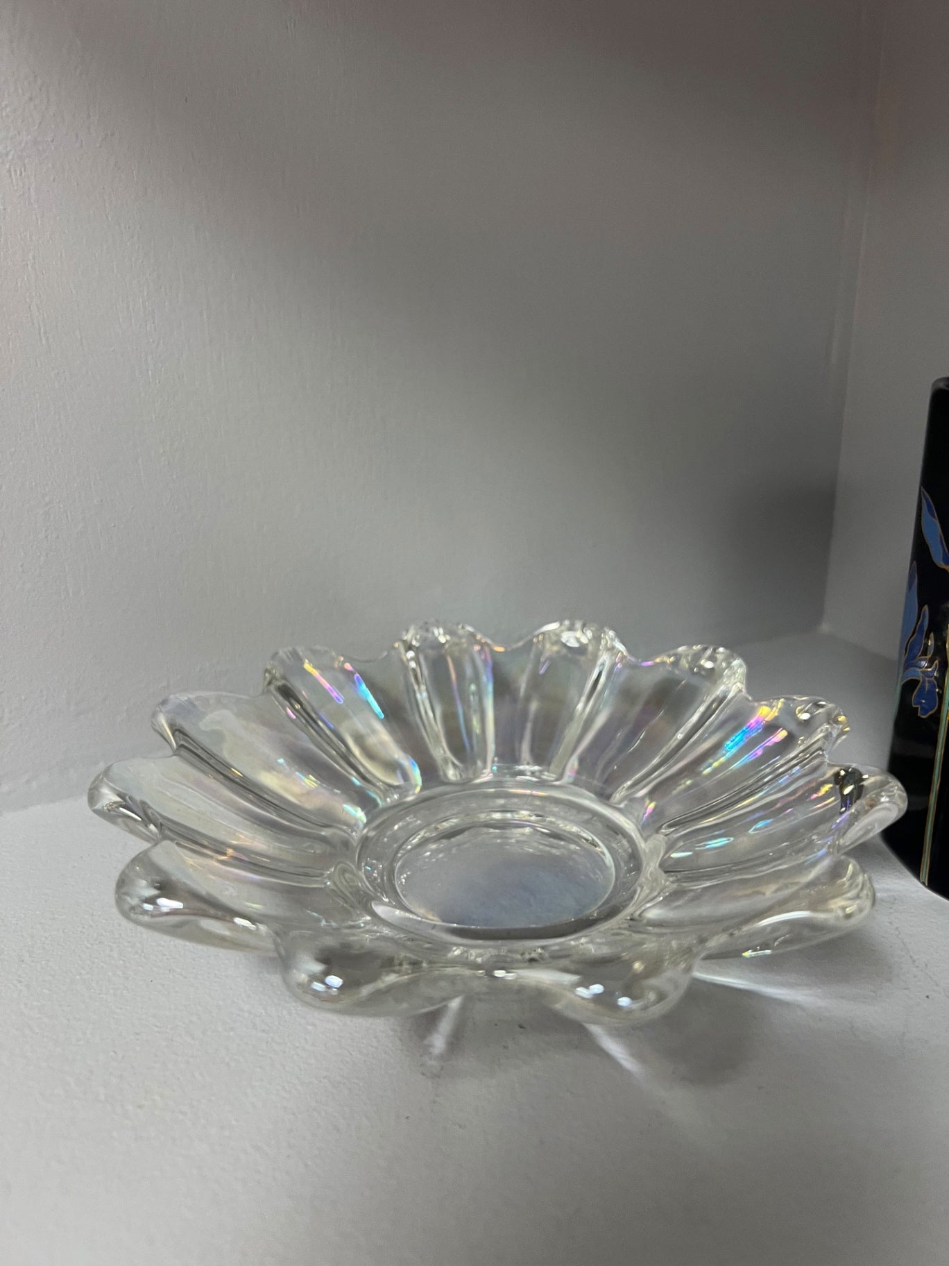 Vintage Fostoria Carnival Glass Dish
