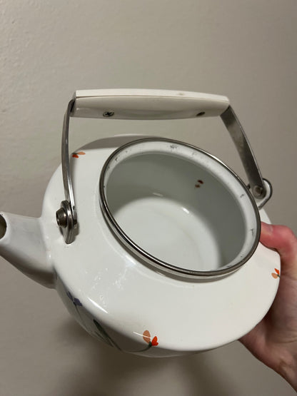 Vintage Mikasa Floral Painted Kettle