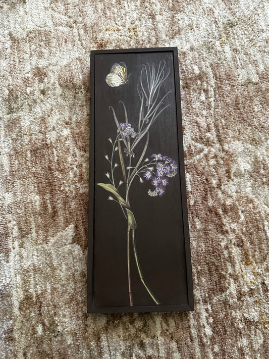 Rectangle picture with flowers