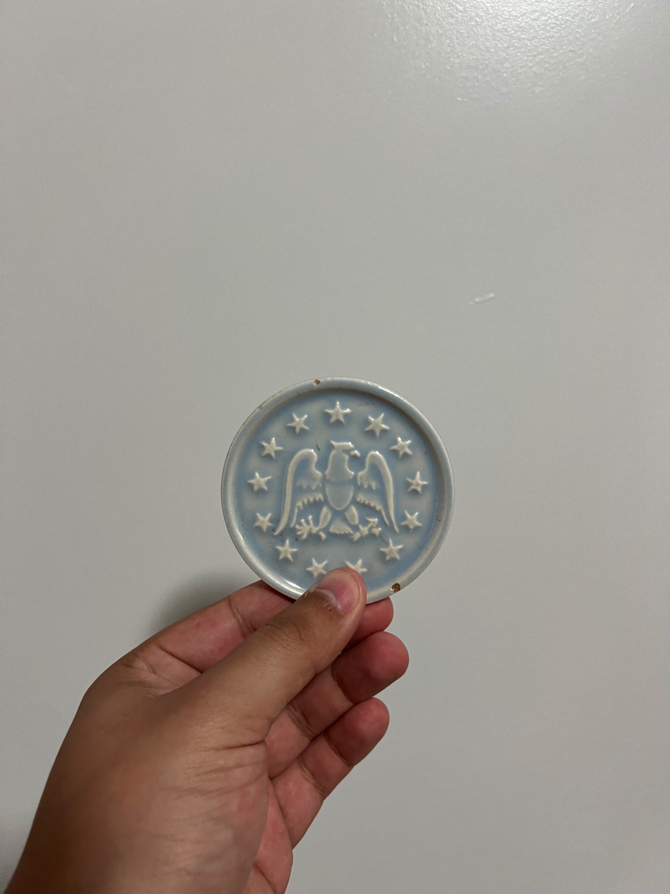 Set of 5 Vintage Eagle and Stars Coasters