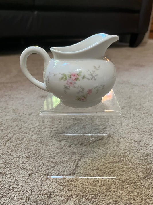 Vintage Limoges floral creamer.