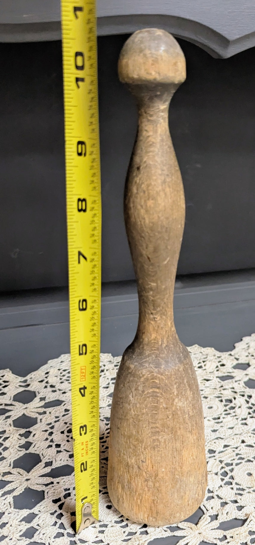 Antique Primitive Turned Maher