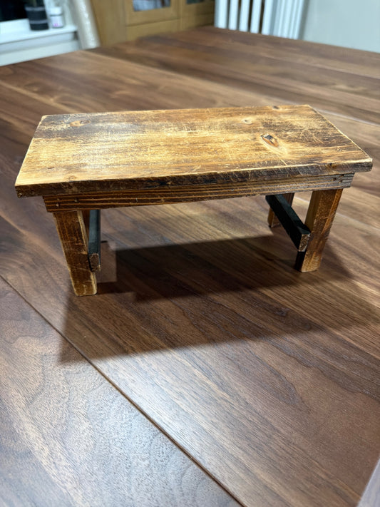 4.75" Miniature Wooden Table