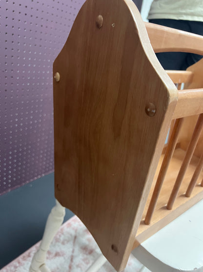 Vintage Wood Magazine Rack