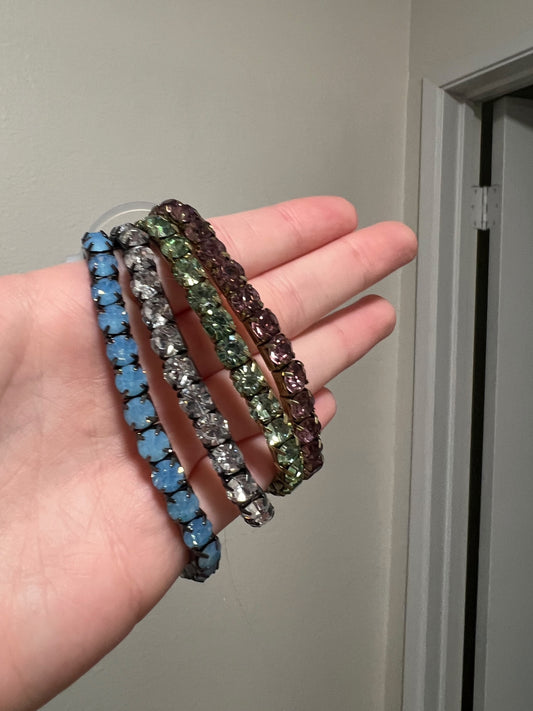 INC Multi-Strand Colorful Gem Bracelet Set
