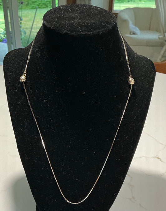 Adjustable Silver Chain