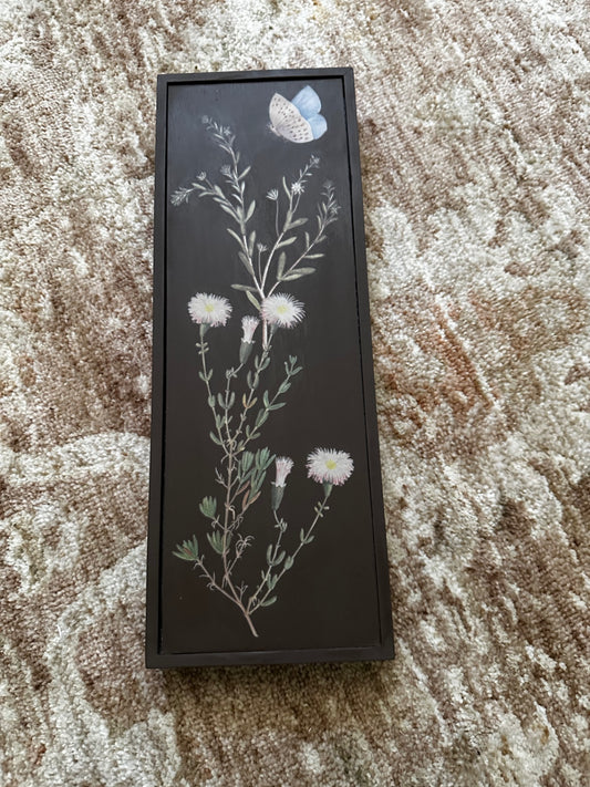 Rectangle picture with flowers