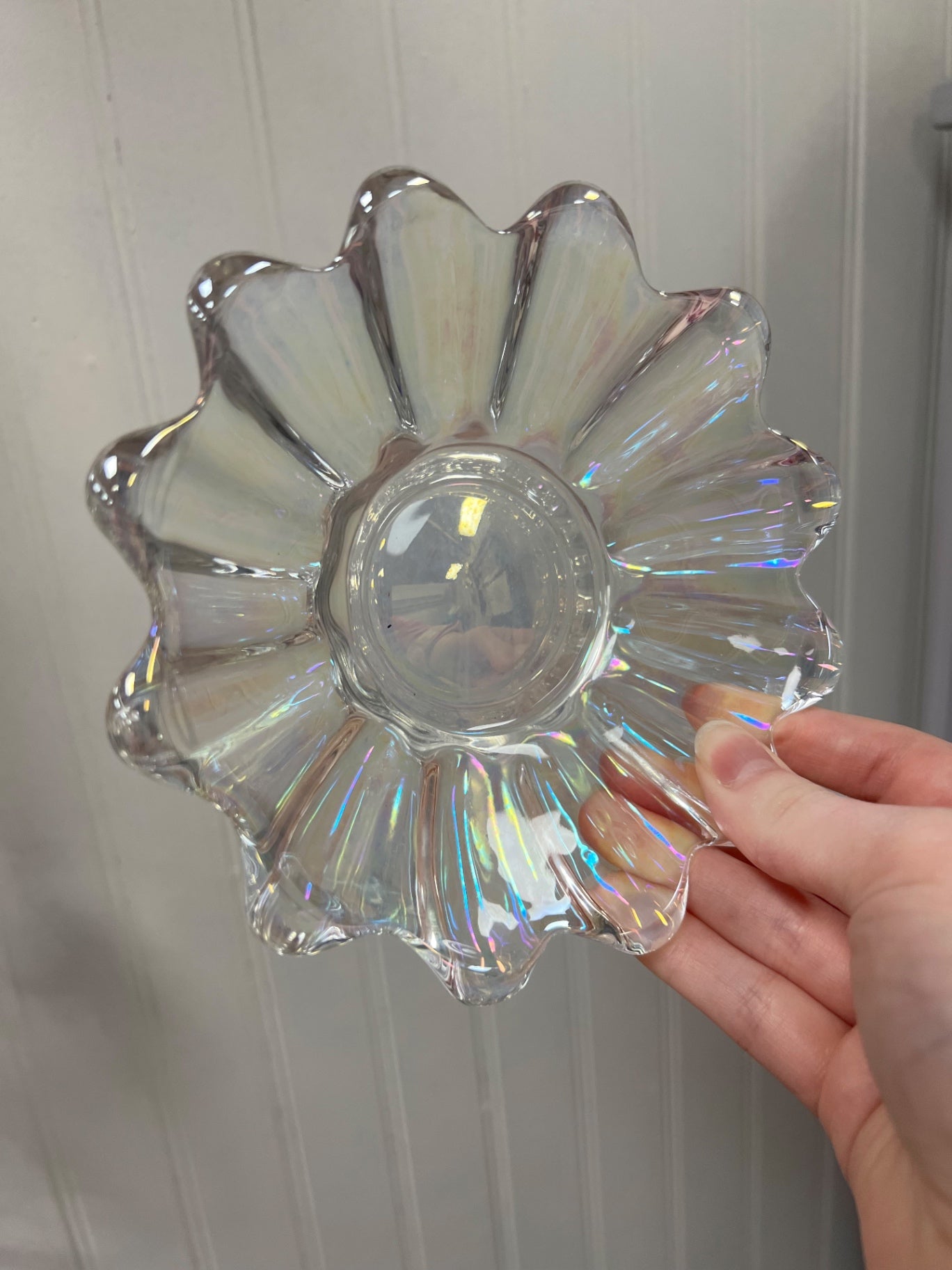 Vintage Fostoria Carnival Glass Dish