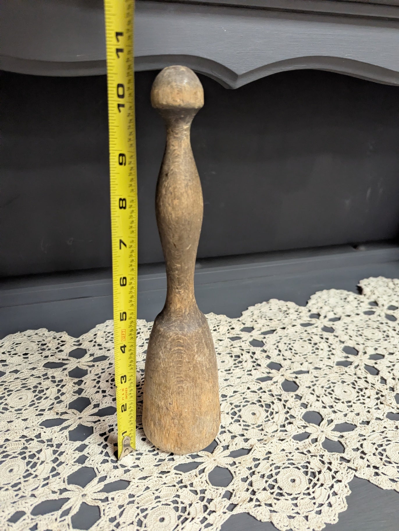 Antique Primitive Turned Maher