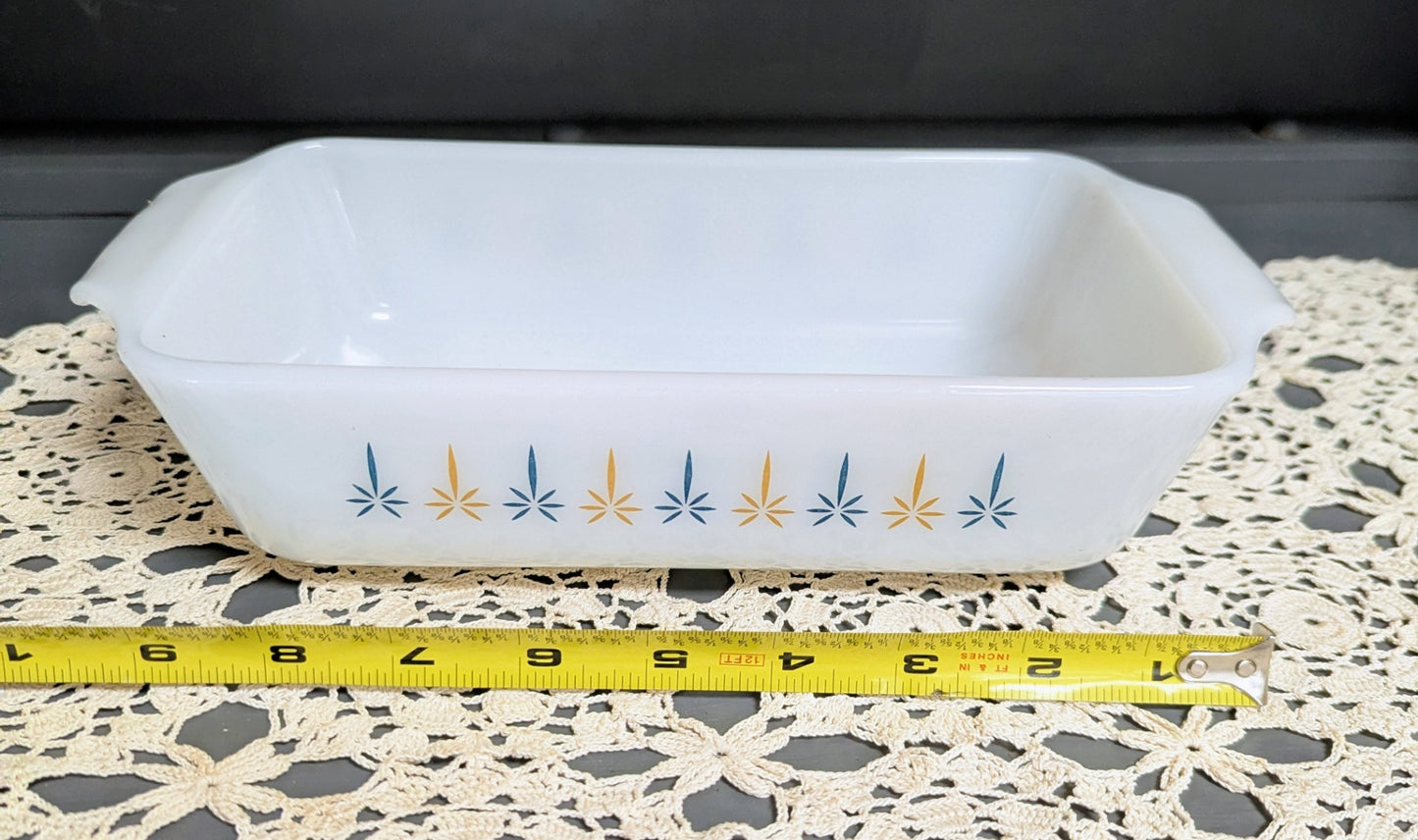 Vtg. Fire King Loaf Pan Anchor Hocking 
