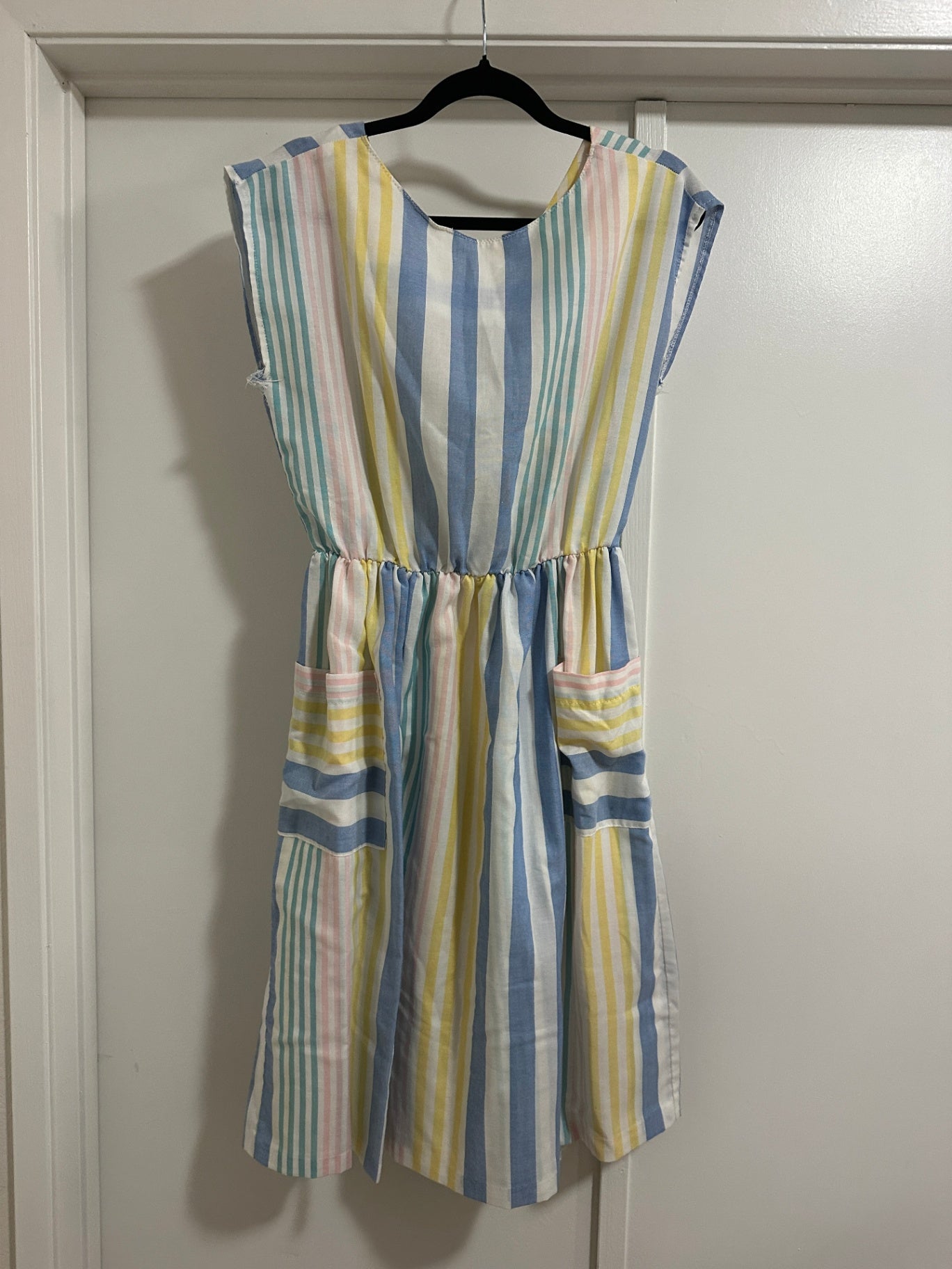 1980's Rainbow Striped Dress