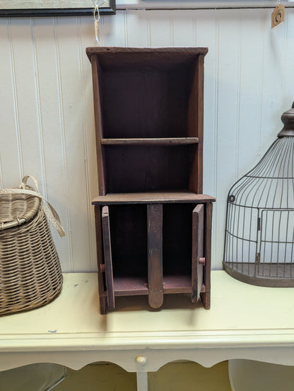 Antique Primitive Handmade Mini Hutch