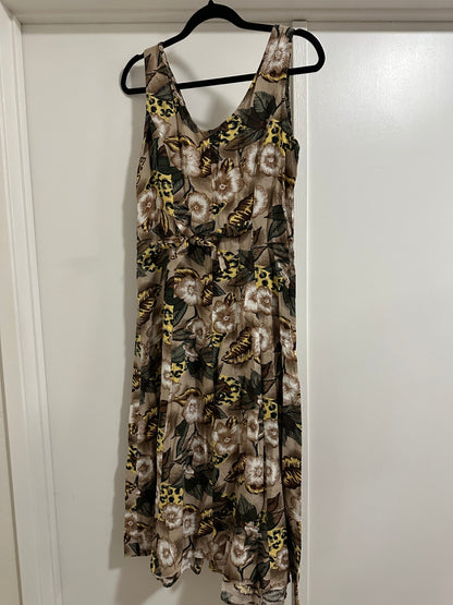 1990's Jungle Print Sundress