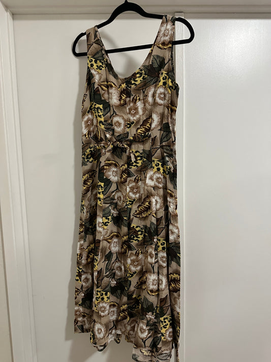 1990's Jungle Print Sundress