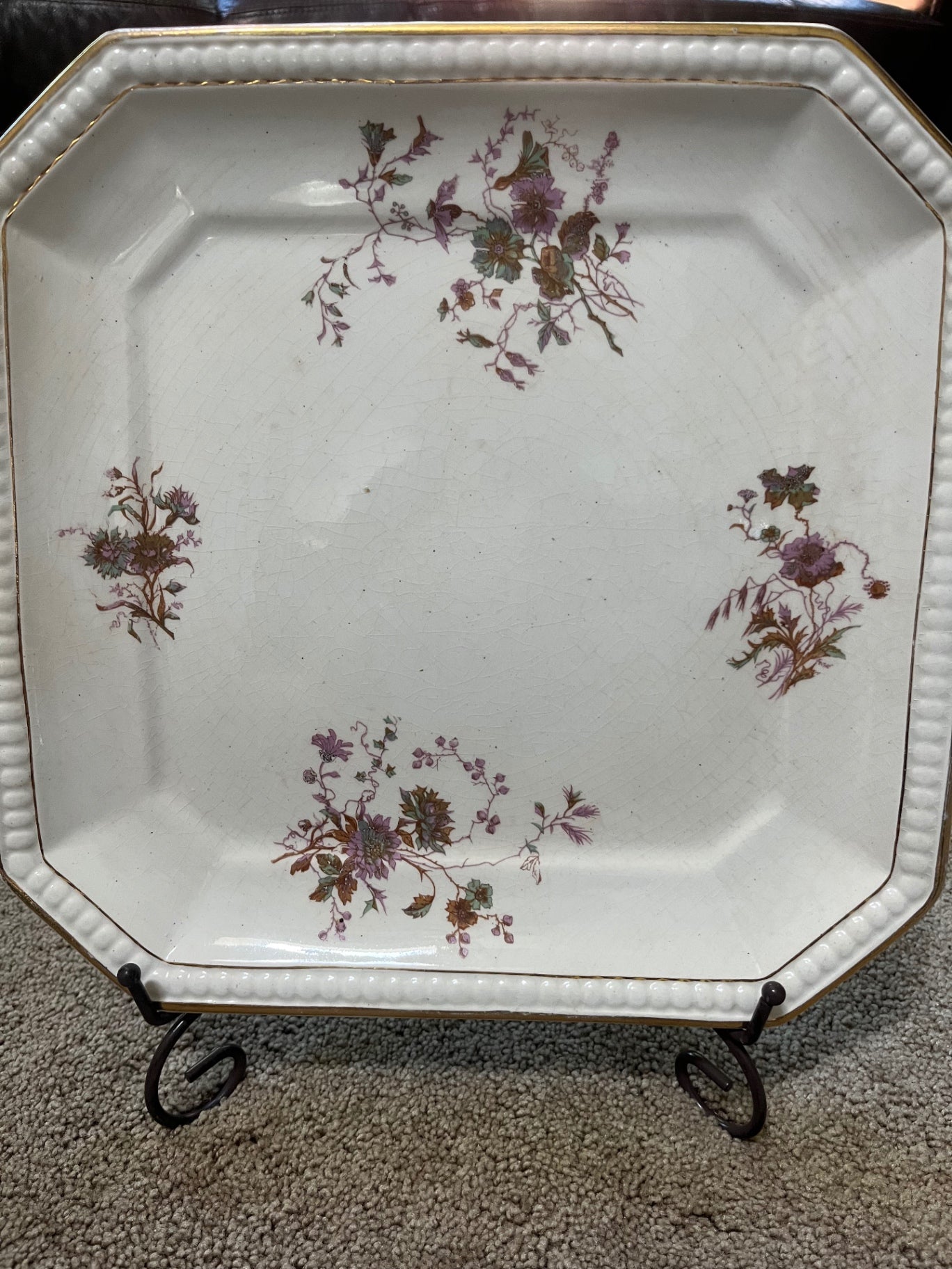 Vintage Square Serving Platter
