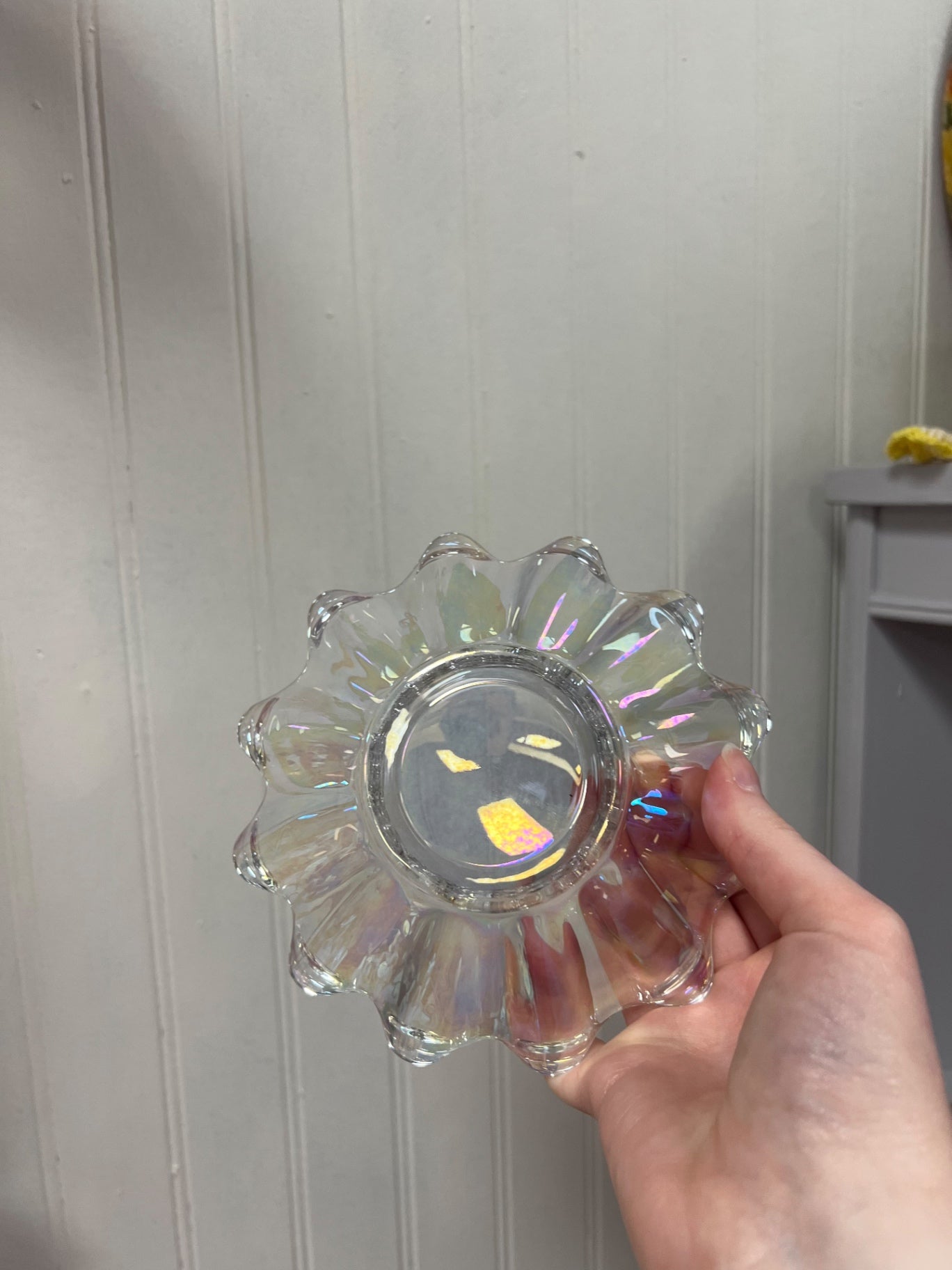 Vintage Fostoria Carnival Glass Dish
