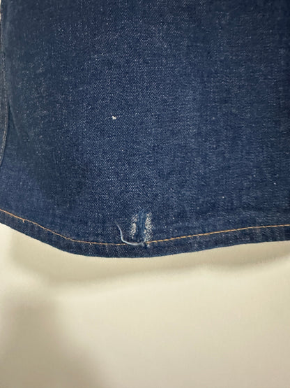 1970's orange tab Levi's denim skirt