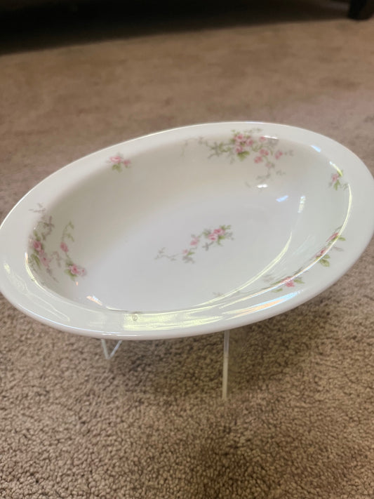 Vintage Limoges oval bowl.