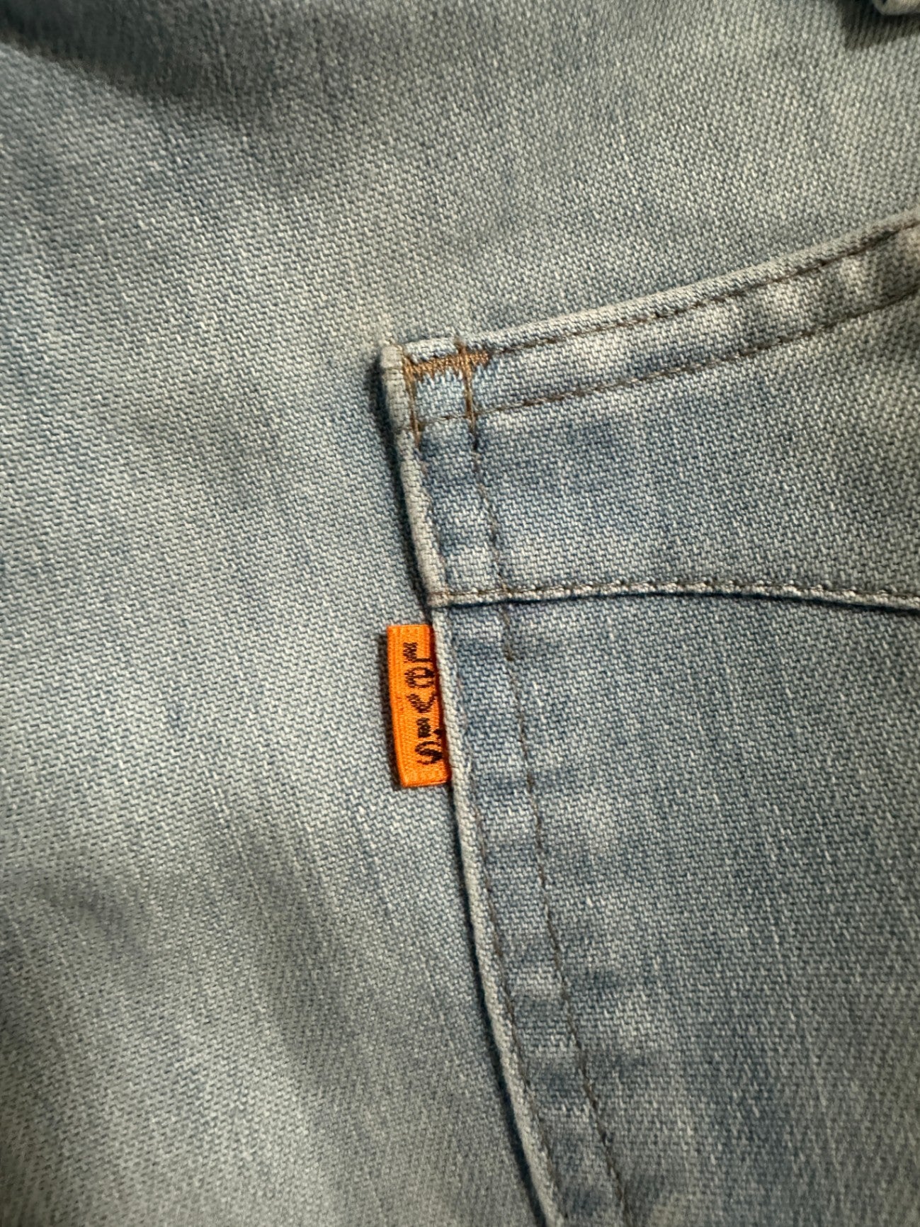 1960's Orange tab Levi's Bellbottoms